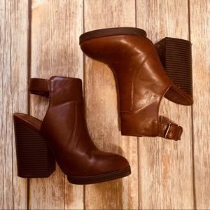 F21 Brown Booties